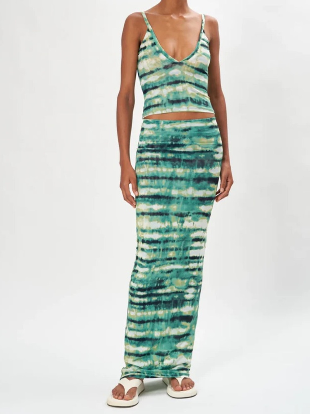 Ronny Kobo Tie-Dye Skirt Set NEW